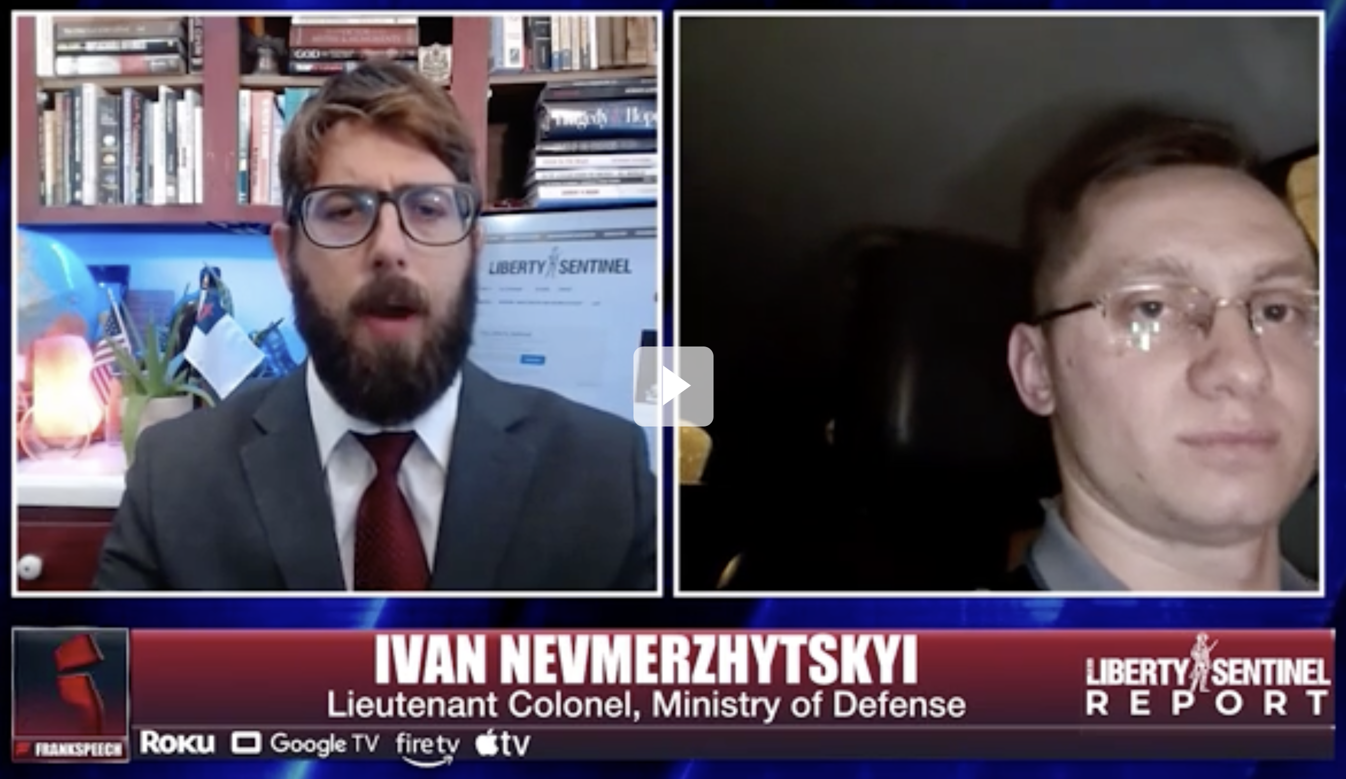 Іван Невмержицьий під час інтервʼю